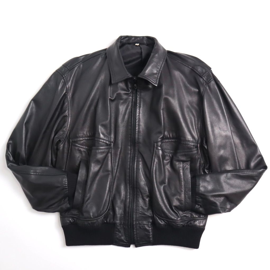 Vintage 80s 90s Made in ITALY イタリア製 鹿革 ディアスキン