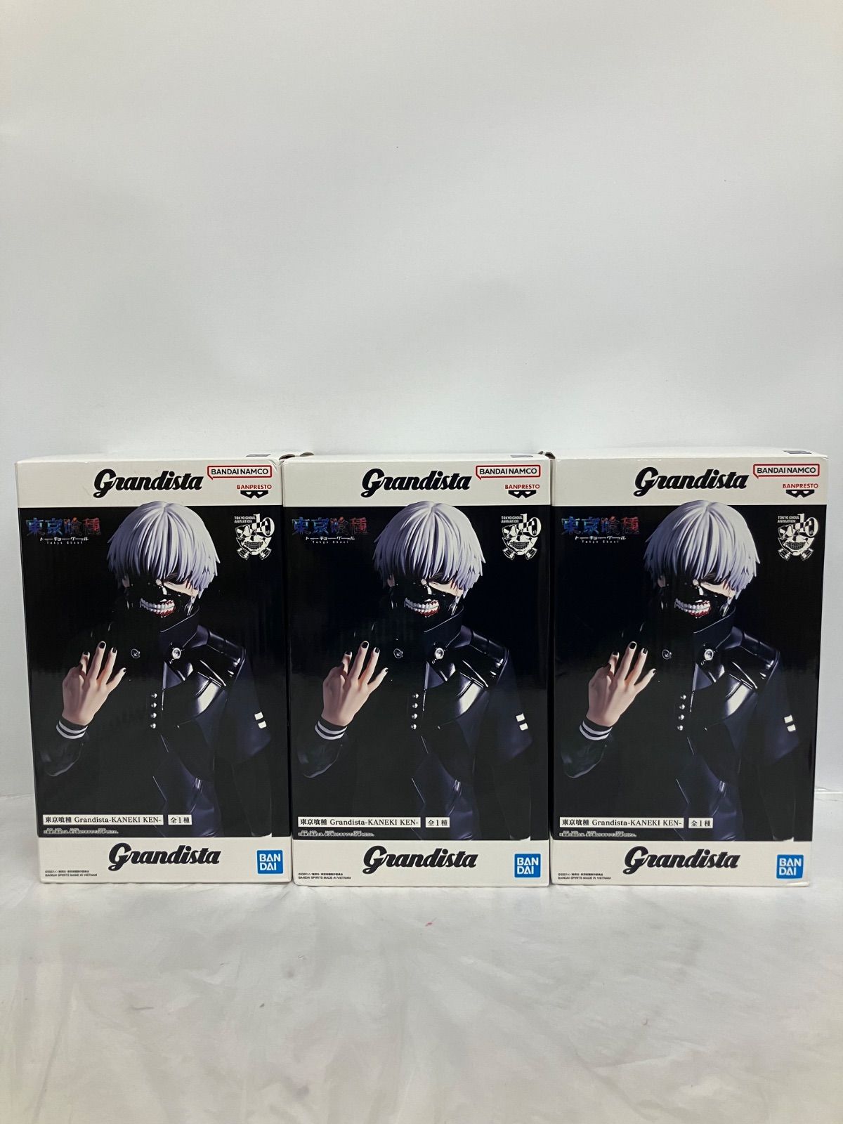 未開封 東京喰種 Grandista 金木研 フィギュア 3個セット LFJ037 f101 