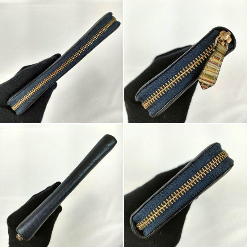 Paul Smith ポールスミス 長財布 レザー ラウンドファスナー