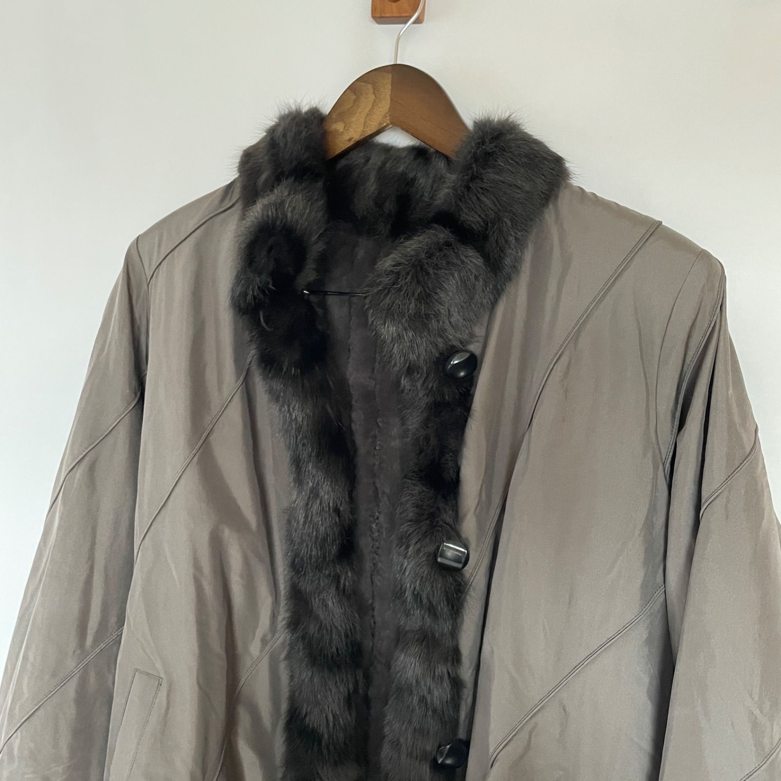 ロングコート L