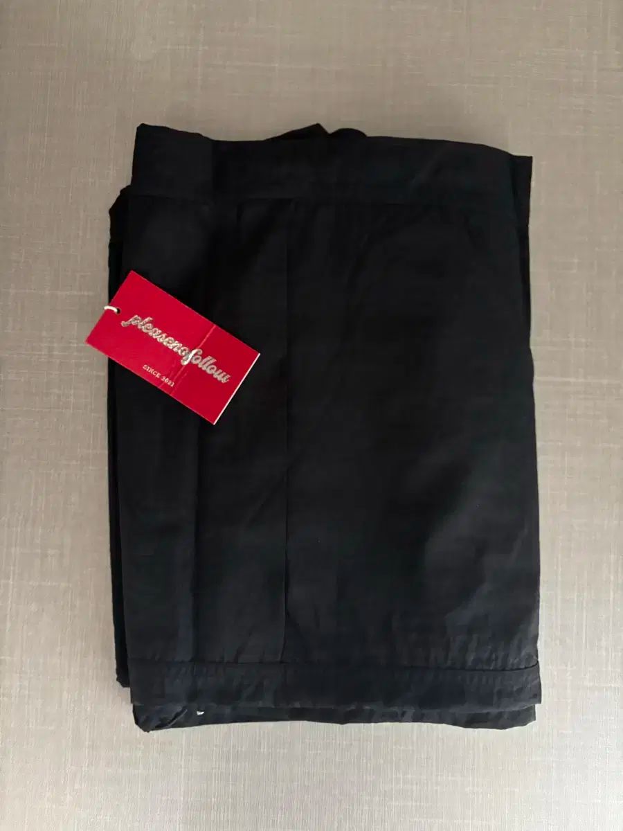 新 プリーズノーフォロー ビビ ナイロン エンブレム パンツ パラシュート ブラック