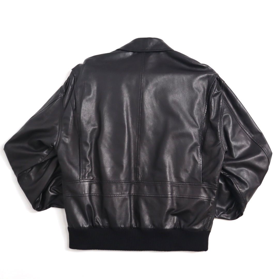 Vintage 80s 90s Made in ITALY イタリア製 鹿革 ディアスキン