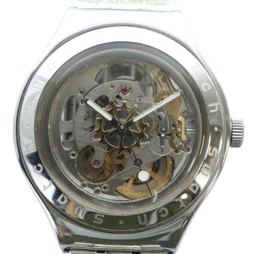 スウォッチ swatch スウォッチ IRONY アイロニー 自動巻き 腕時計 両面