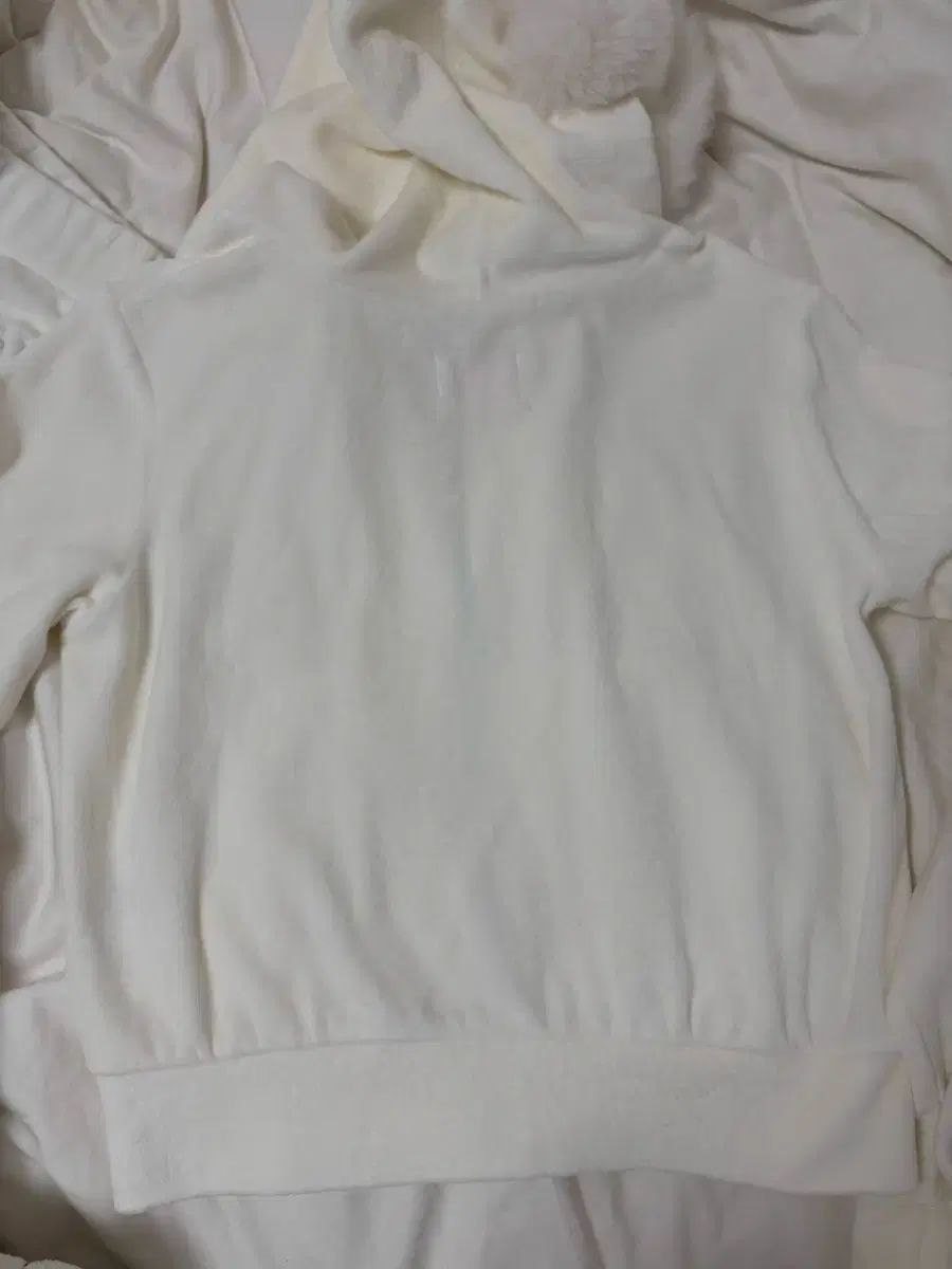 SET アイアンクラブファーベルベットフードジップアップパンツポンポンフードジップアップセット