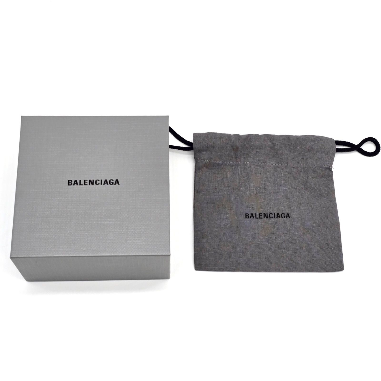 BALENCIAGA バレンシアガ BB Icon ネックレス アンティーク調シルバー