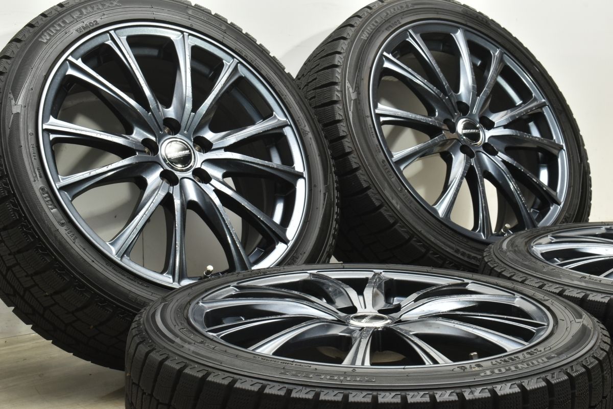 バリ溝 WAREN 17 in 7 J 50 PCD 100 ダンロップ ウィンターマックス WM 02 215 45 R プリウス カローラ ツーリング 86 BRZ インプレッサ