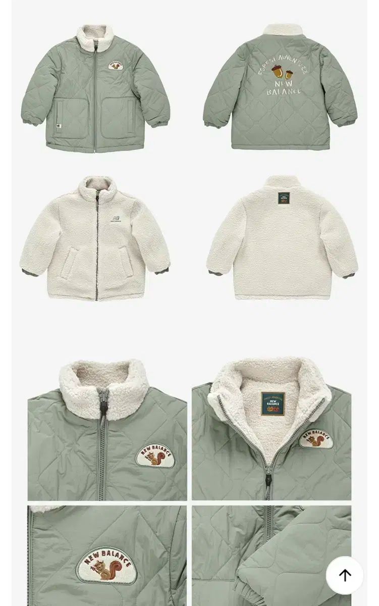 ニューバランス リバーシブル 덤블 キルティング ジャケット 160