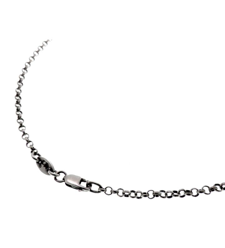 クロムハーツ CHROME HEARTS NECKCHAIN R18 ロール チェーン シルバー ネックレス s4881