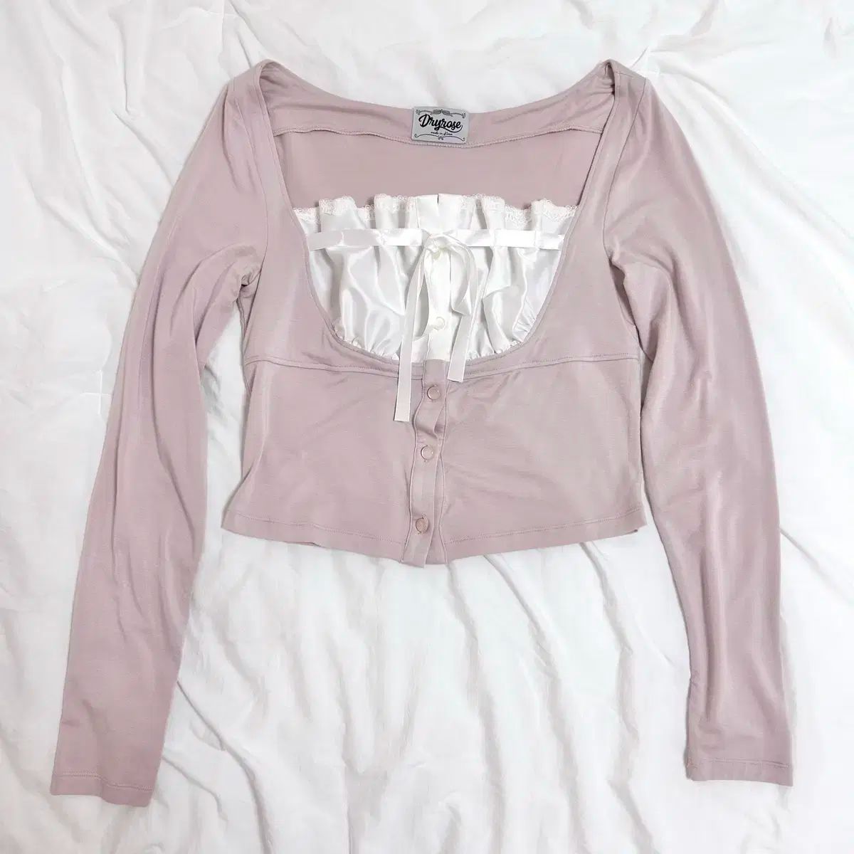 ドライローズ プシケ リボン トップス ピンク M クリッシーア ノットユアローズ ペインオアプレジャー