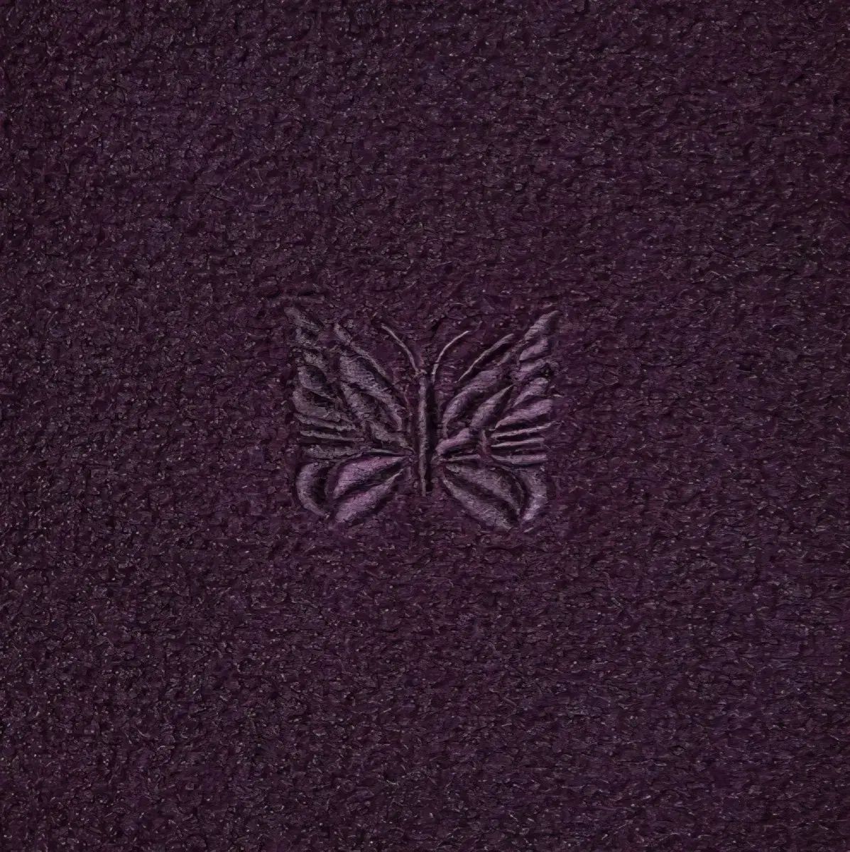 ユニクロ ニードルズ フリース カーディガン パープル XL