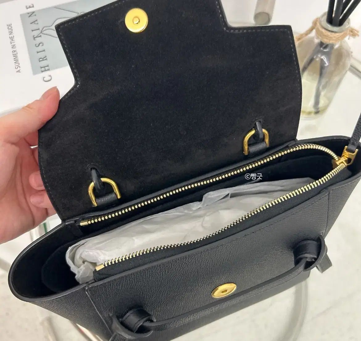 Celine セリーヌ ベルトバッグ ナノ ブラック Celine レディース バッグ DECORATOM_COM_BR