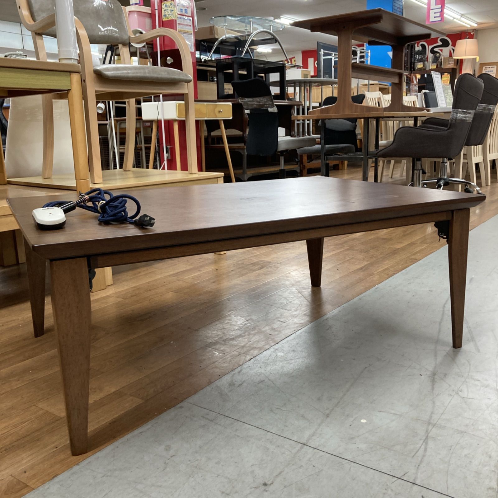 S721 萩原 折りたたみコタツ ロア105 幅105cm