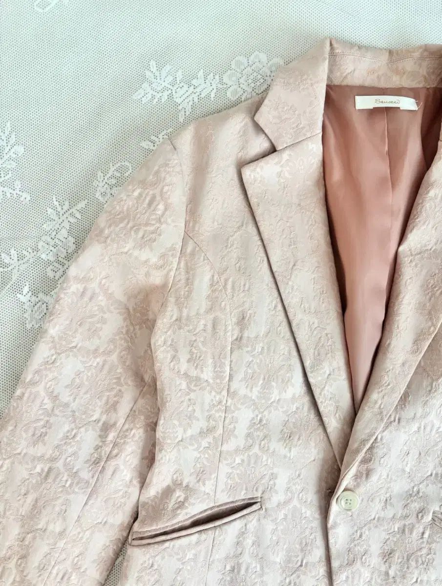 オリエンタル フェアリー ジャカード ピンク ジャケット