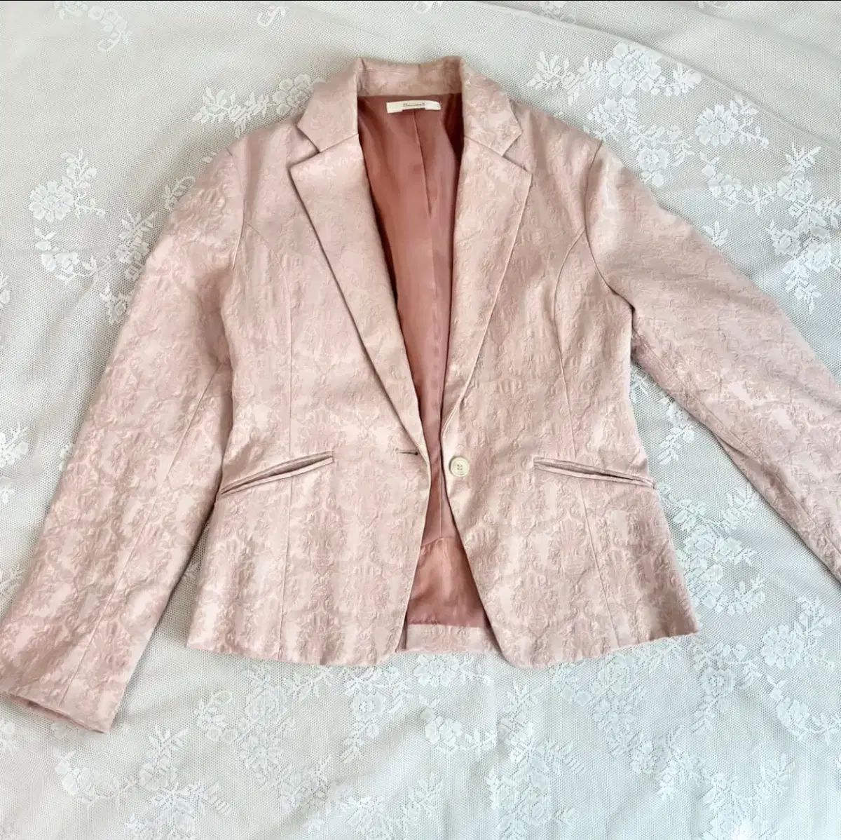 オリエンタル フェアリー ジャカード ピンク ジャケット