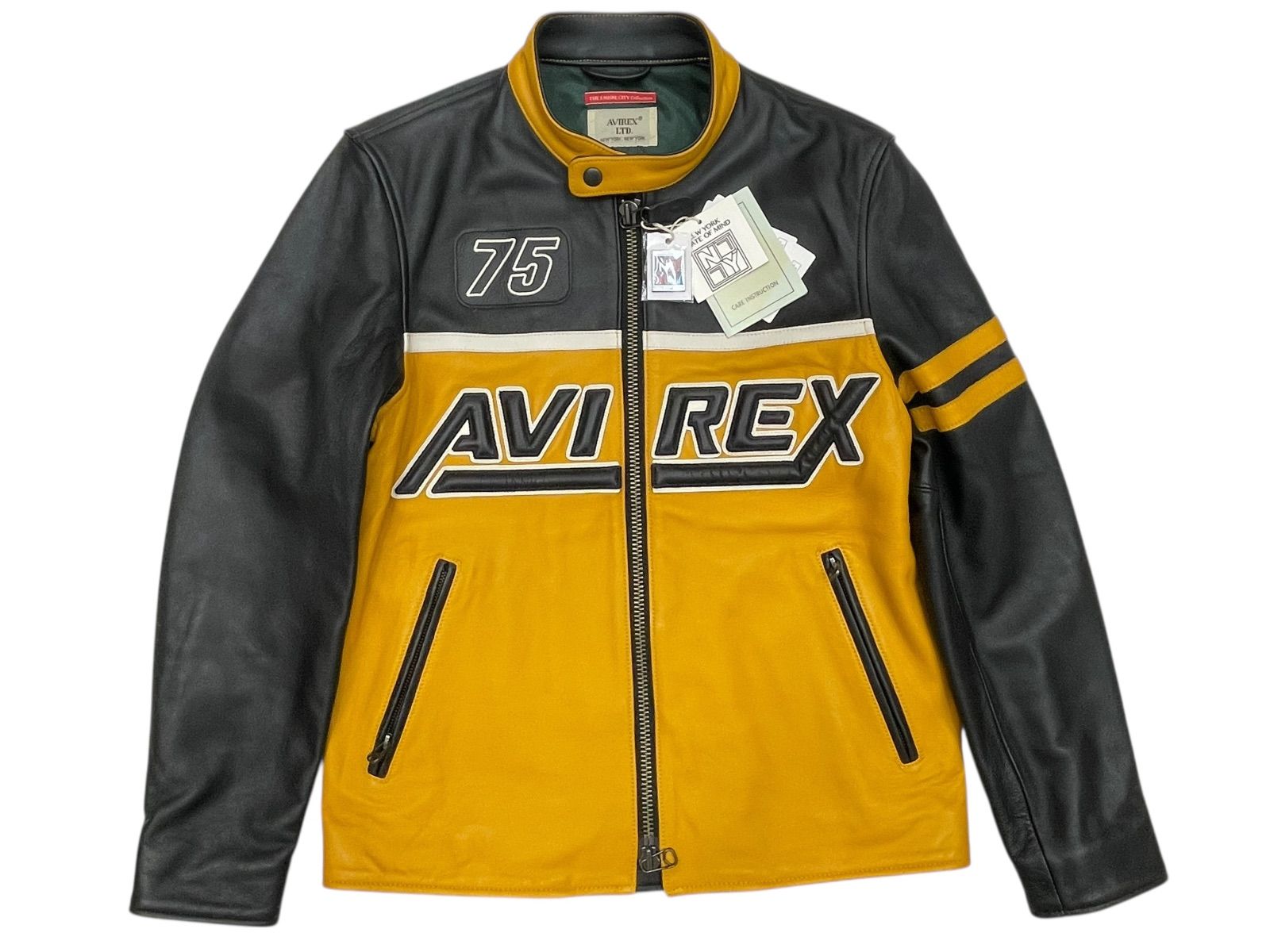 L AVIREX アビレックス 783-3250080 レーシングレザージャケット
