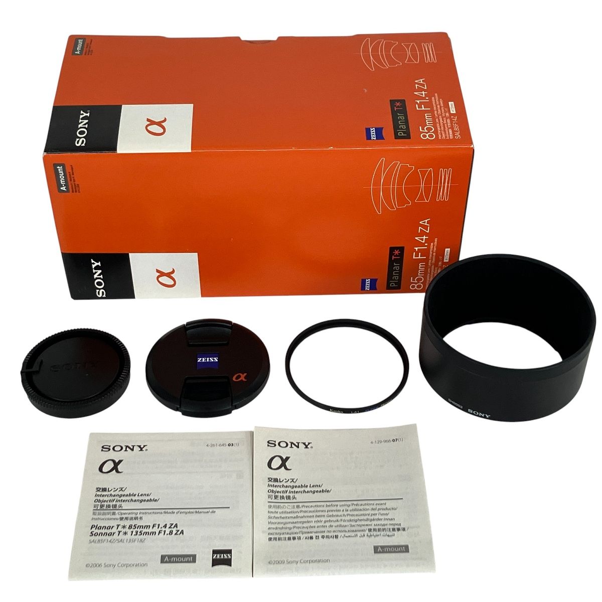 SONY Planar T 85 mm F 1 4 ZA α Aマウント プラナー 単焦点レンズ 良好