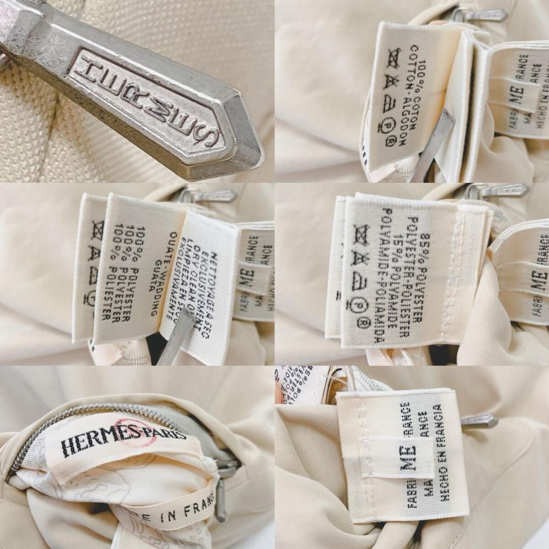 快適 エルメス リバーシブル ジャケット シルク マルジェラ期 M〜L 柄 アウター