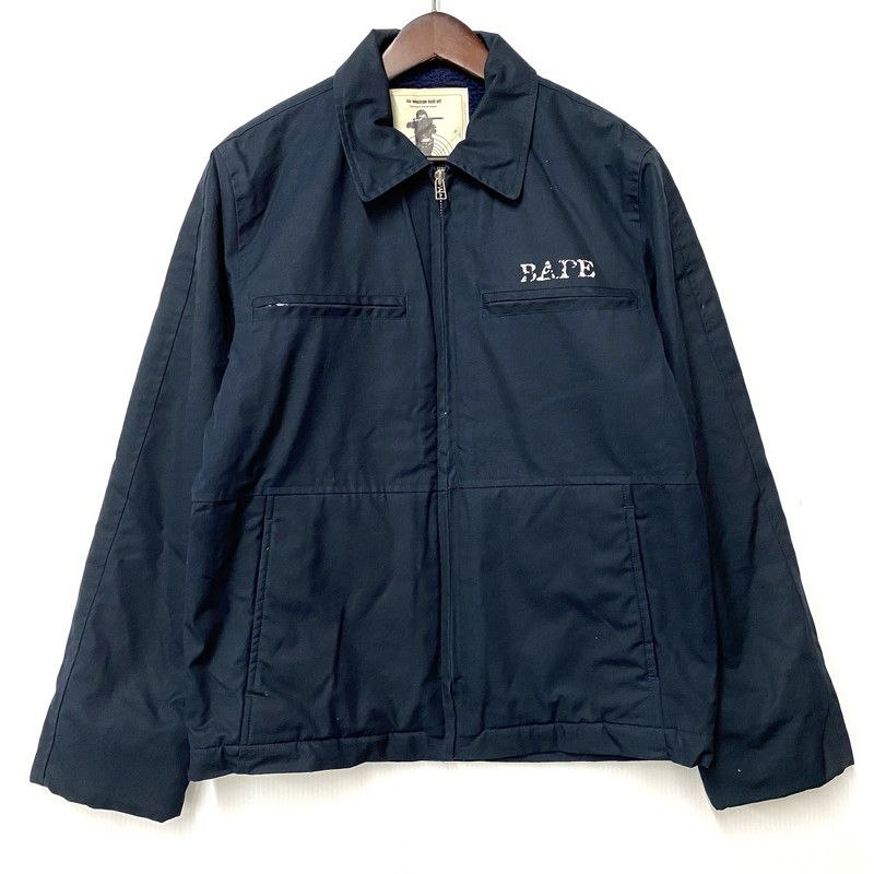 品 A BATHING APE アベイシングエイプ BOA LINER WORK JACKET ボアライナー ワークジャケット ハンティングタグ アウター 142-251102-as-10-izu
