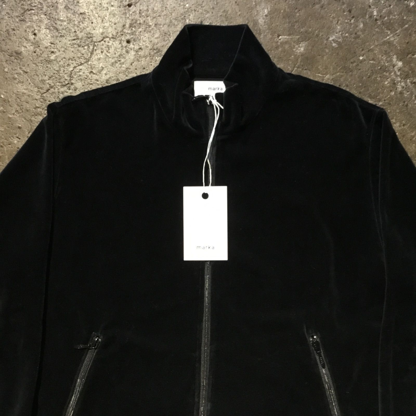 【pgm90015】 marka 24aw ベロア トラック ジャケット marka マーカ 24aw 2024aw オーガニック コットン ベロア トラック