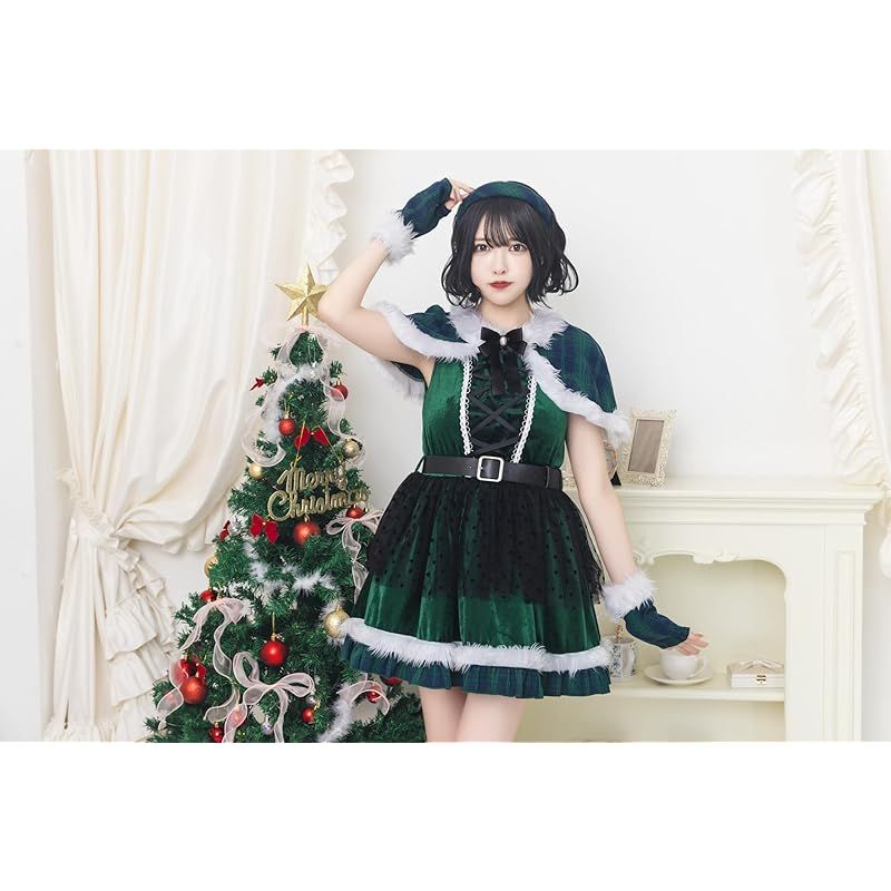 チェックケープサンタ