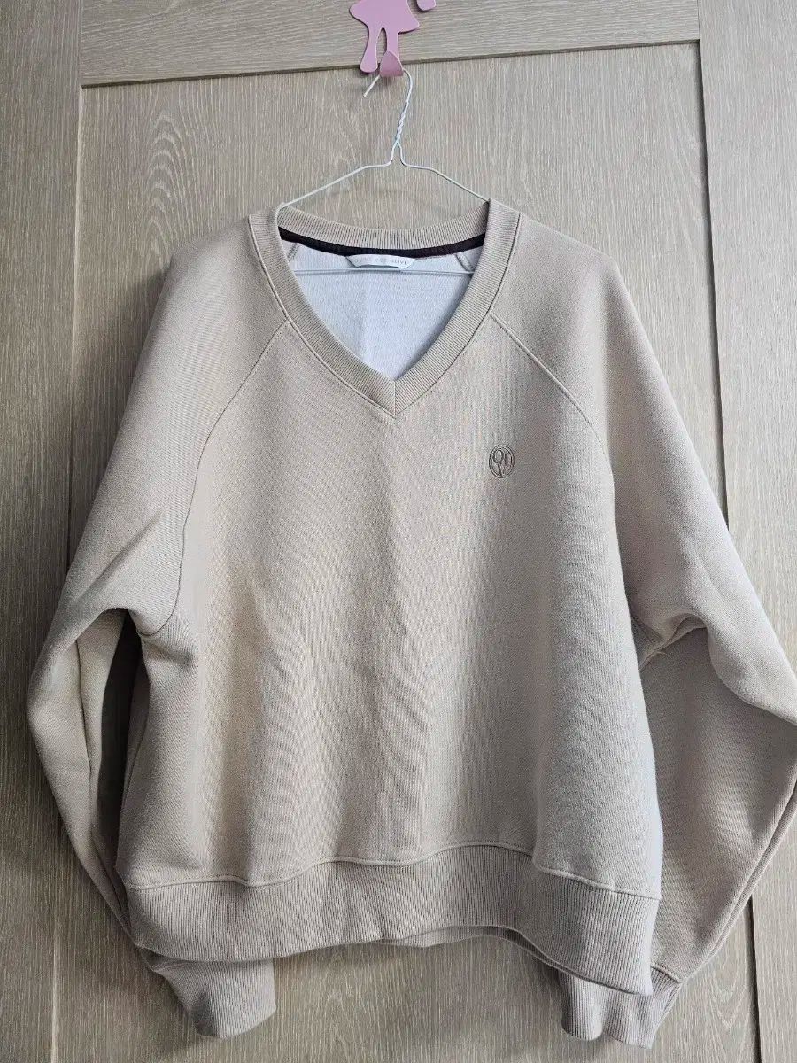  OLIVE des オリーブ デ Vネック スウェットシャツ トレーナー スウェット トップス