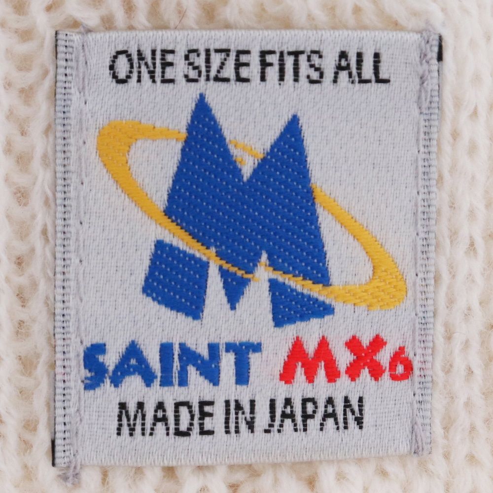  SAINT MICHAEL KNIT CAP ホワイト SM-A 23-0000-049 ニット帽 ビーニー 帽子