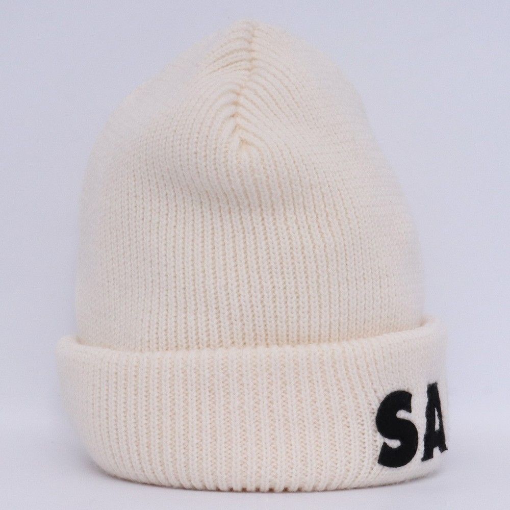 SAINT MICHAEL KNIT CAP ホワイト SM-A 23-0000-049