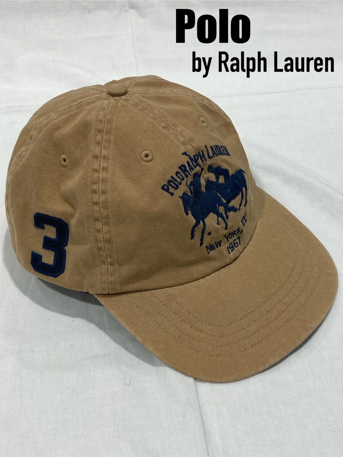 ベージュ ラルフ ローレン キャップ POLO RALPH LAUREN ポロ ラルフ