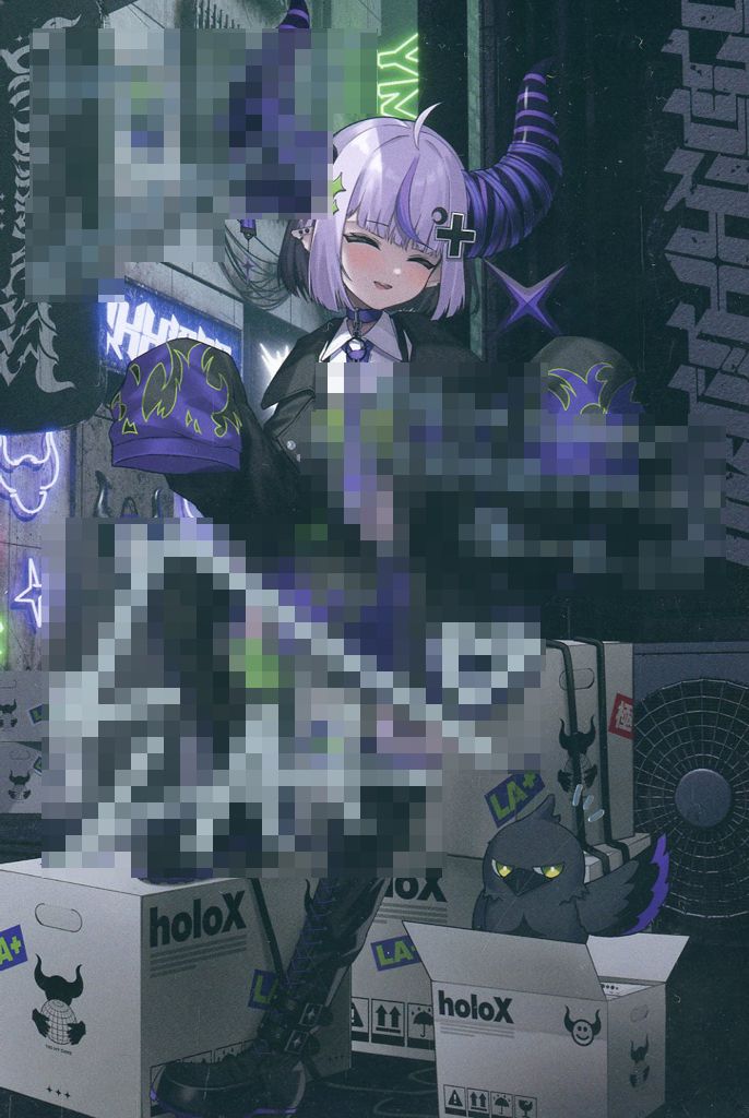 ポストカード ラプラス ダークネス 直筆サイン＆箔押し複製メッセージ入りOsanzi描き下ろしポストカード バーチャルYouTuber ラプラス ダークネス 新衣装記念2025 新衣装記念フルセット 数量 ver. 特典