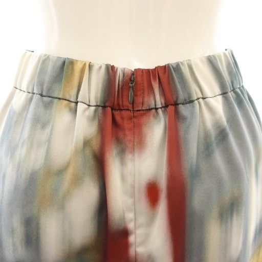 アメリヴィンテージ Ameri VINTAGE DAILY LIFE SCENERY SHEER SKIRT スカート フレア マキシ ロング S グレー /AT ■OS