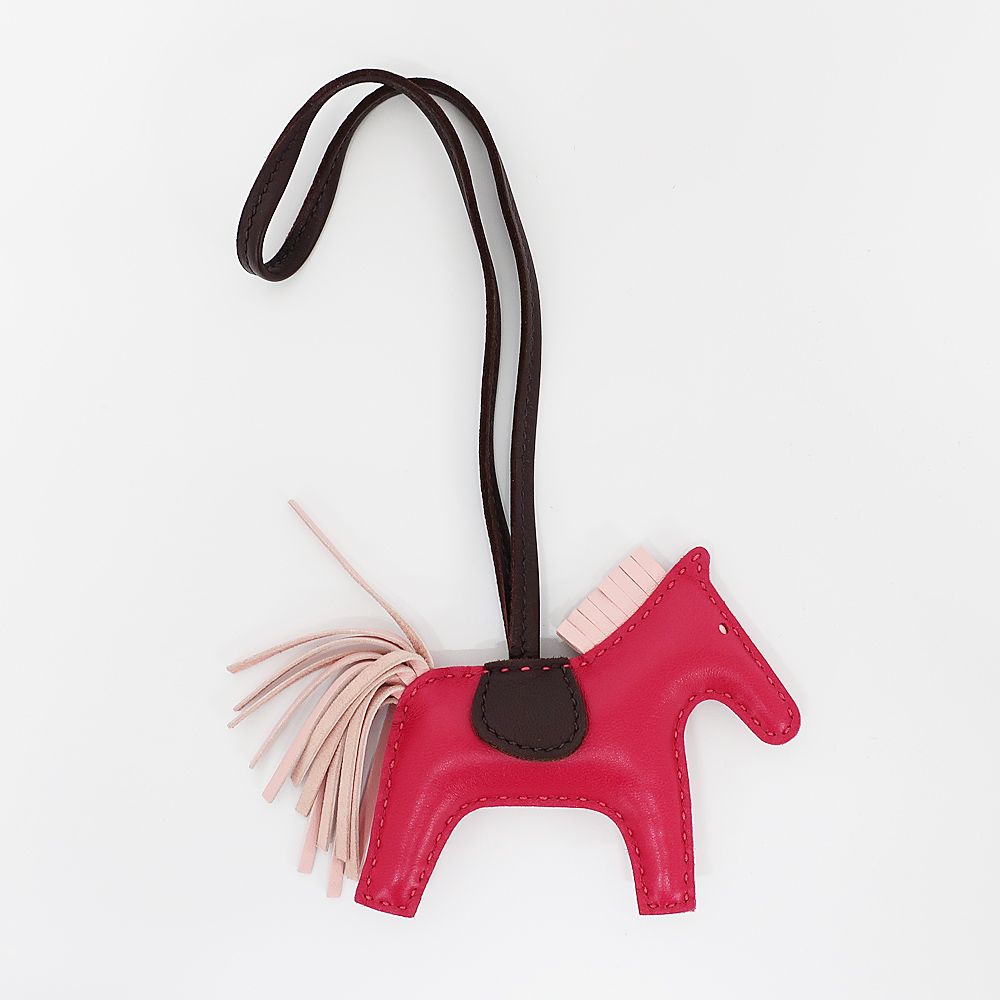 天白 エルメス ロデオPM バッグチャーム フランボワーズ サクラ ルージュセリエ Z刻印 アニョーミロ 小物