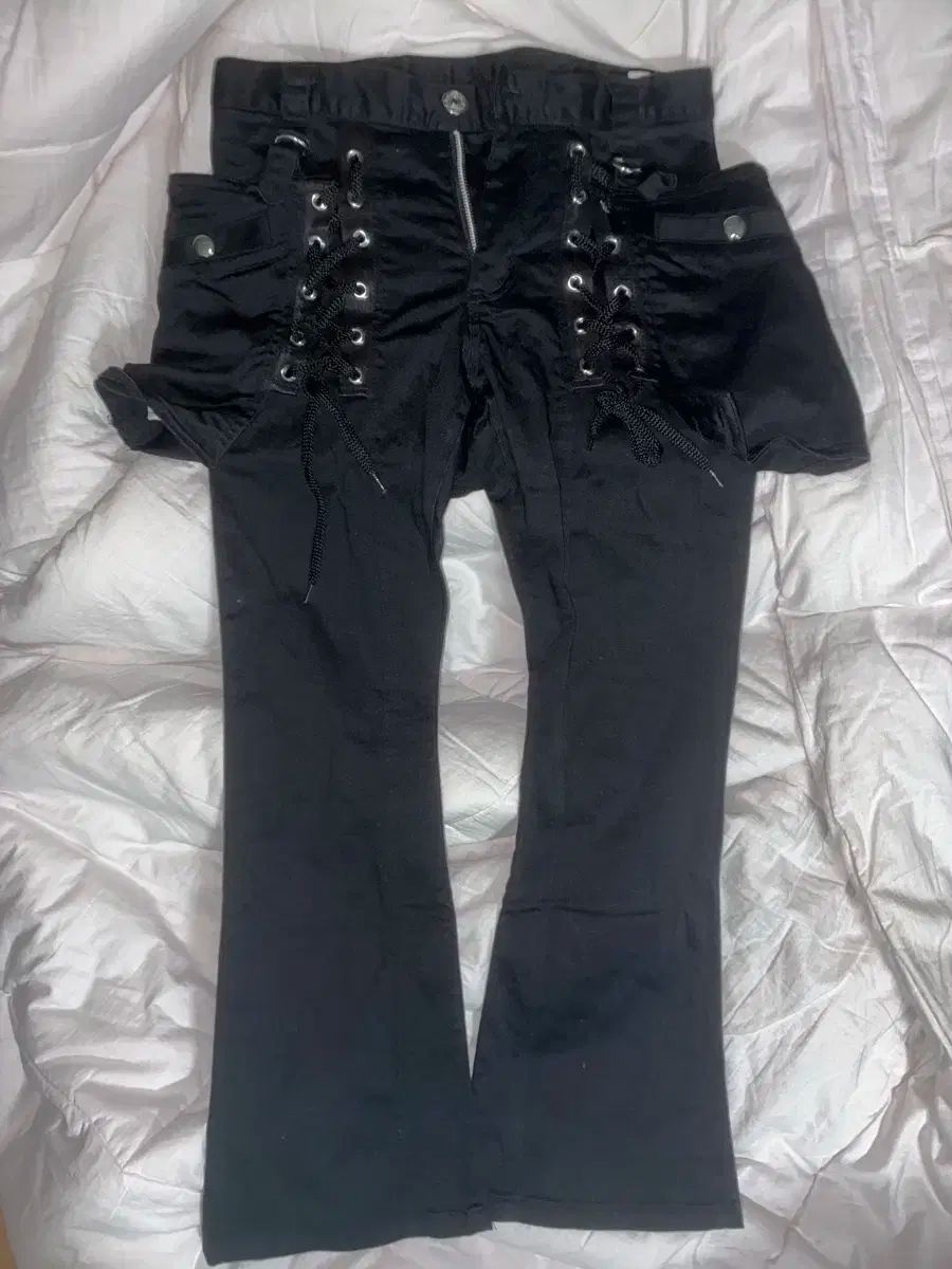 Vox pop レースアップ パンク スカンツ