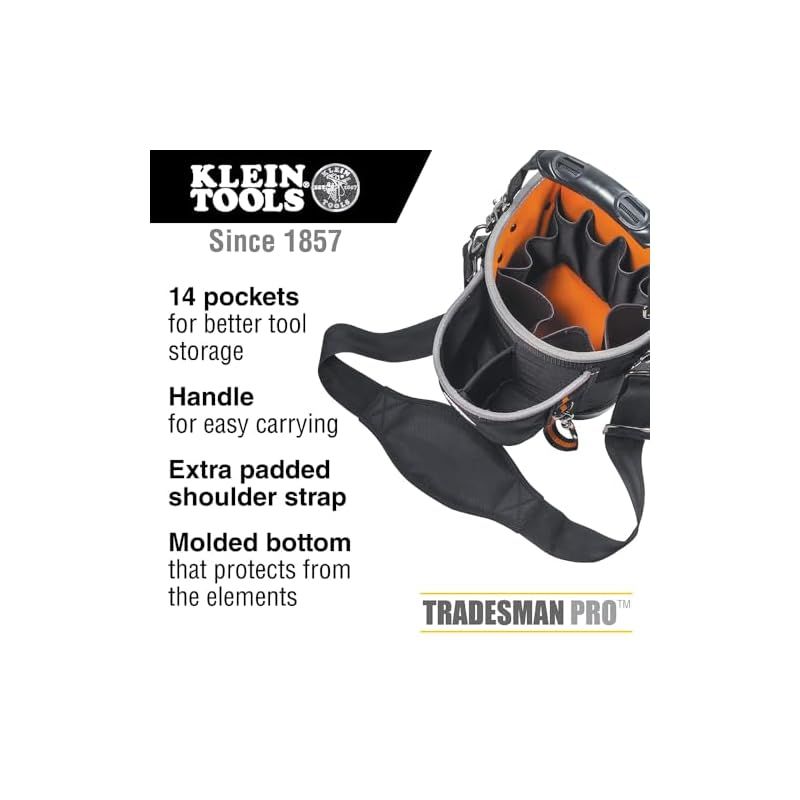 KLEIN TOOLS クラインツールズ ショルダーポーチ TradesmanPro 14ポケット 55419SP14 1