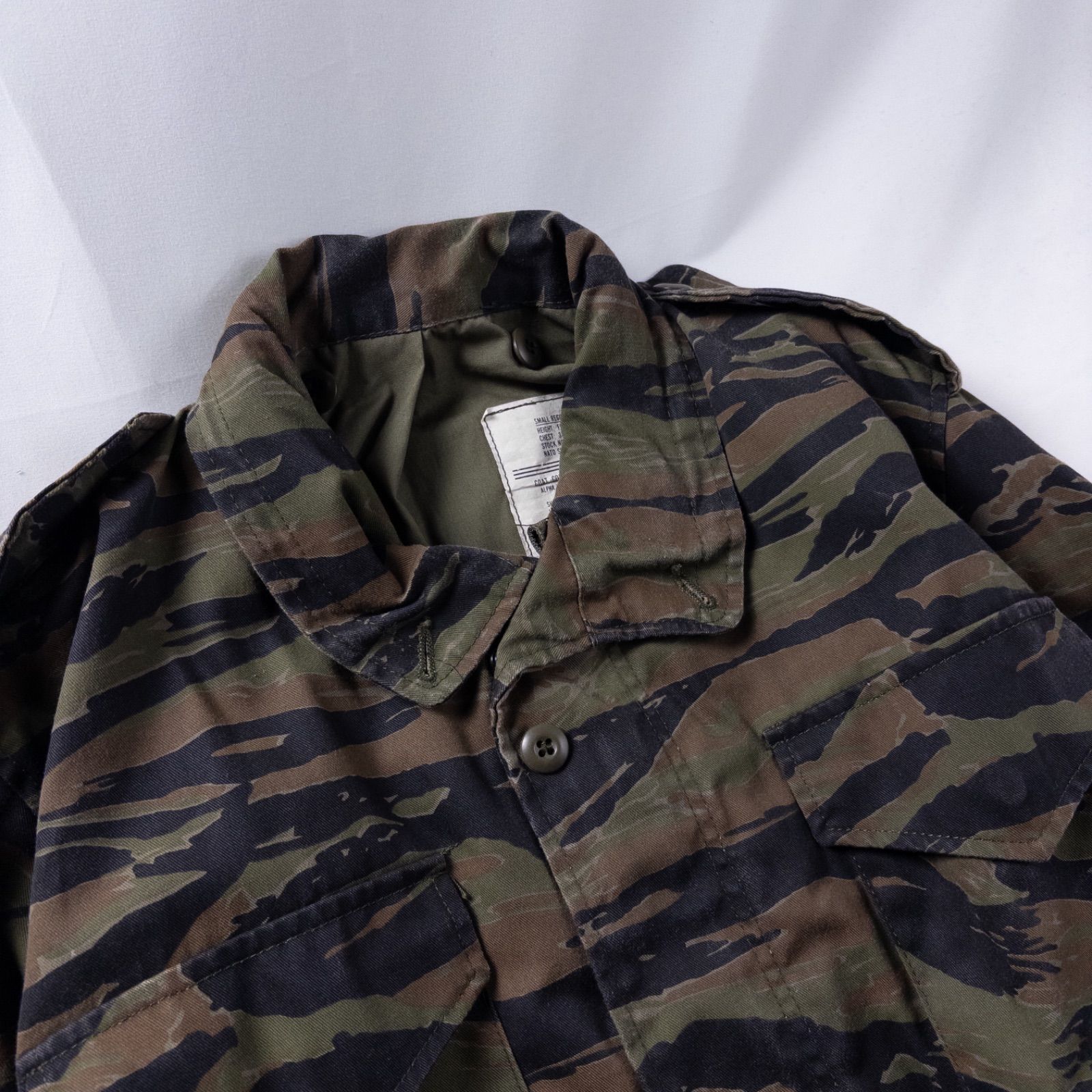US Vintage アメリカ製 90s ALPHA タイガーカモ カモフラ 迷彩