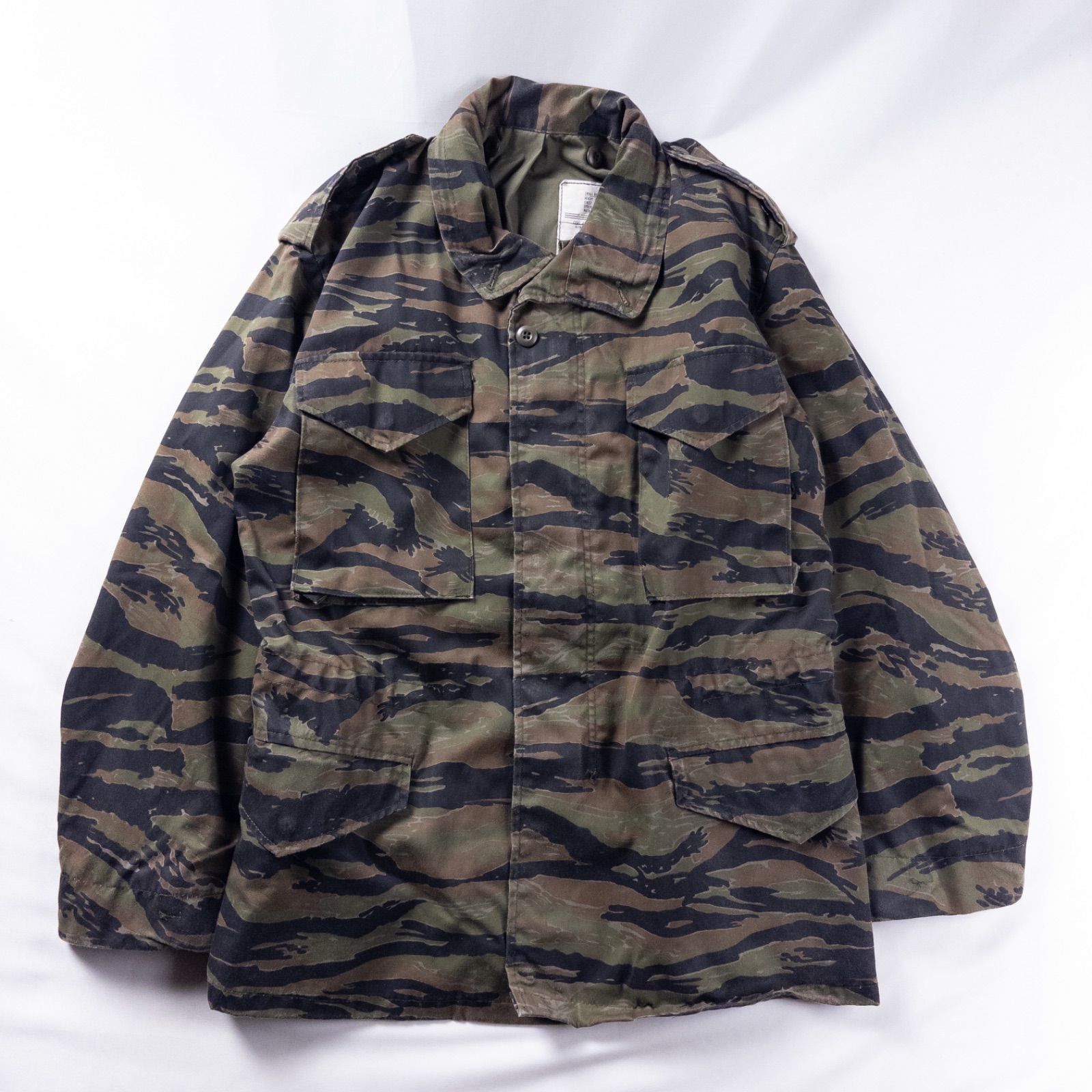 US Vintage アメリカ製 90s ALPHA タイガーカモ カモフラ 迷彩