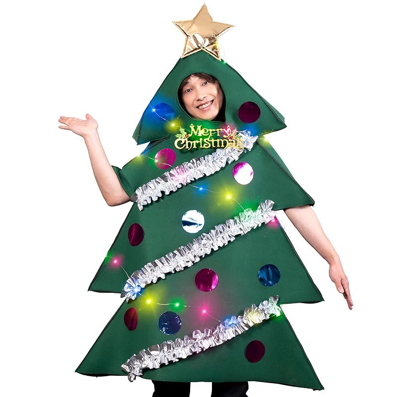 クリアストーン Clearstone コスプレ クリスマス 光る ライトアップツリーマン メンズ グリーン