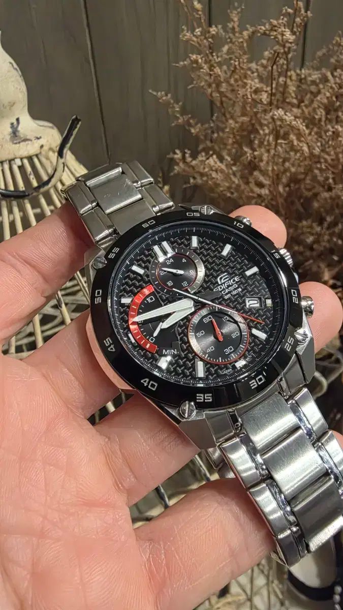 カシオ エディフィス メタル リスト時計 メンズ EFR 557 CDB