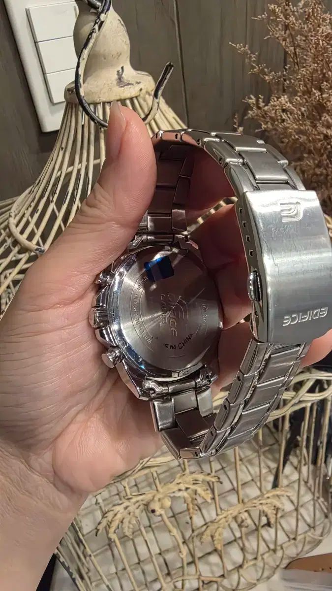  カシオ エディフィス メタル リスト時計 メンズ EFR 557 CDB 金属ベルト 時計