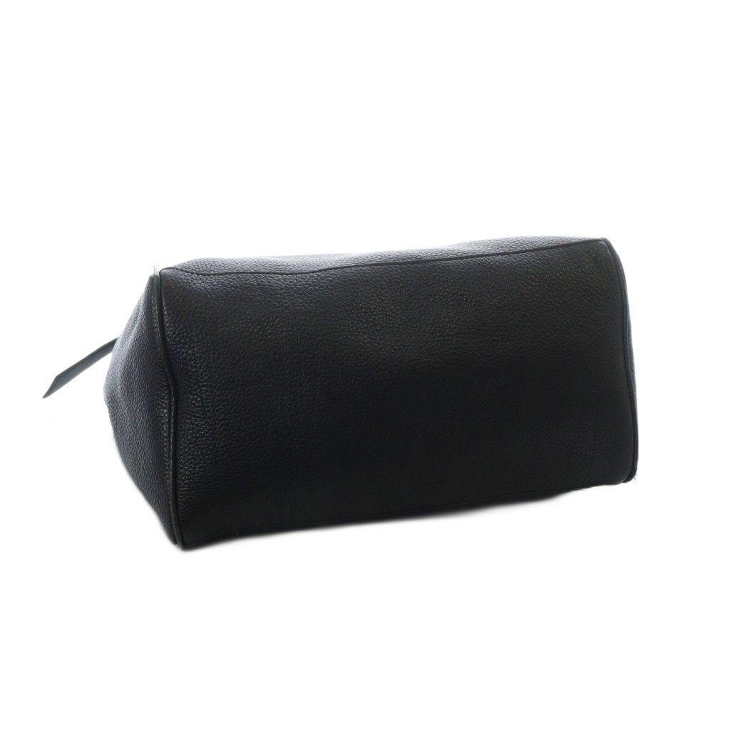 ヤングアンドオルセン YOUNG - OLSEN フレームワーク別注 エンボスレザー トートバッグ ベルト 黒 ブラック RI OS DECORATOM_COM_BR