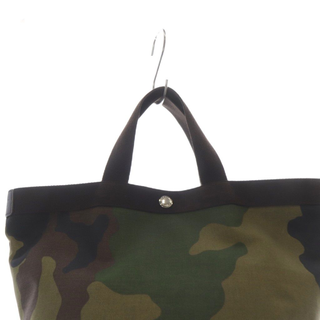 エルベシャプリエ カモフラージュ ハンドバッグ カーキ 緑 707W DECORATOM_COM_BR