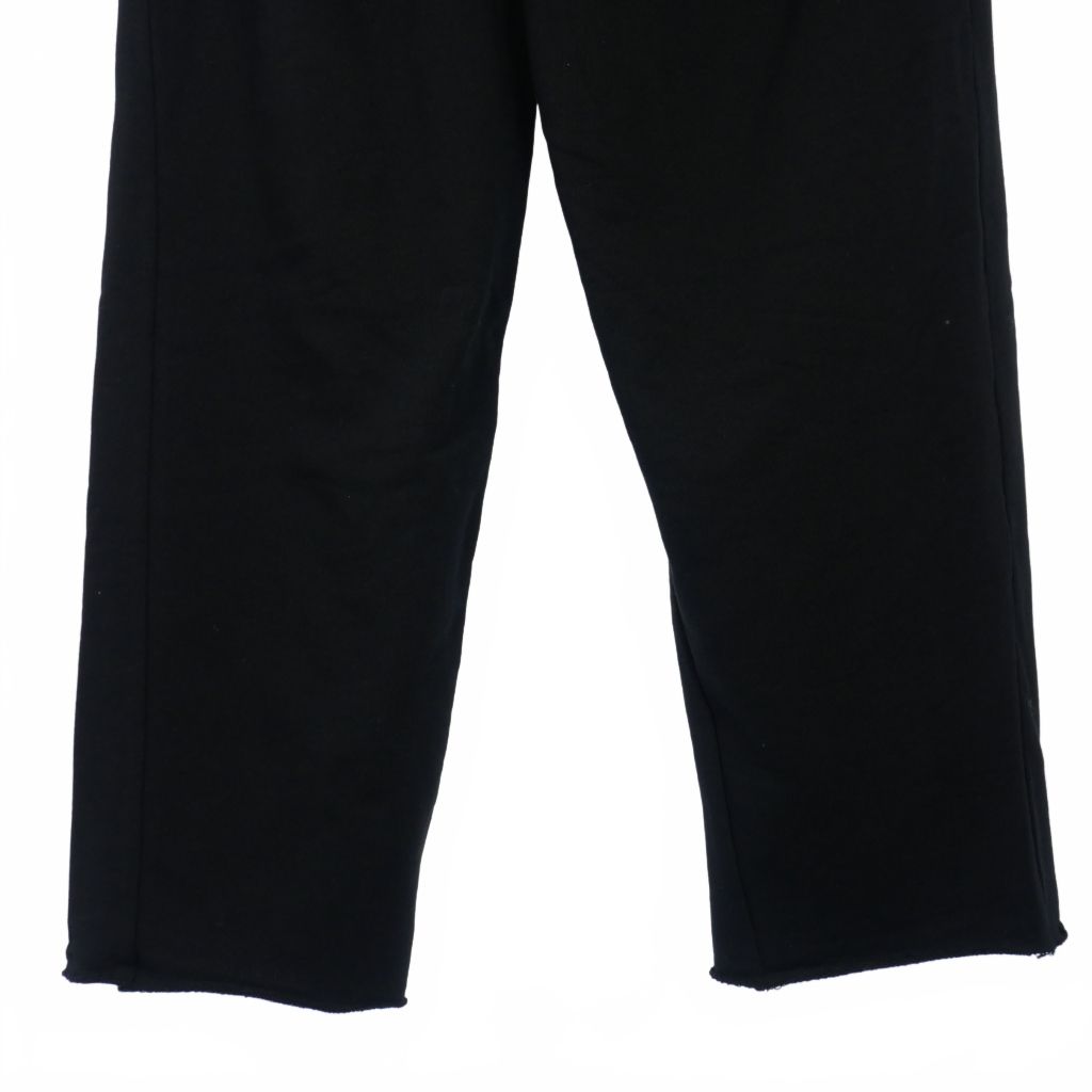 ドリスヴァンノッテン DRIES VAN NOTEN 22AW HANTA テーパード ドレープ スウェットパンツ S 黒 ブラック 222-011135-5611 DECORATOM_COM_BR