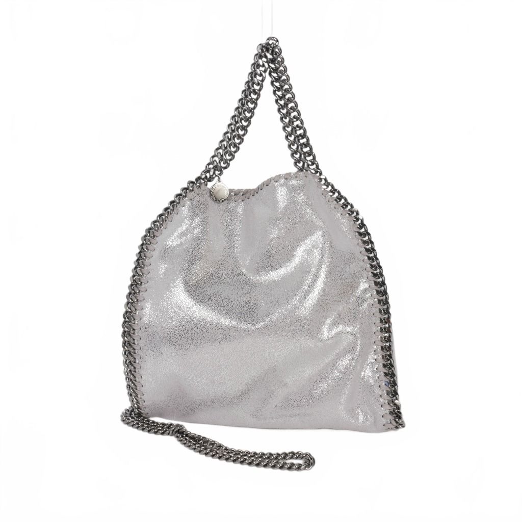 ステラマッカートニー STELLA McCARTNEY ファラベラ チェーン ショルダーバッグ ハンドバッグ シルバー