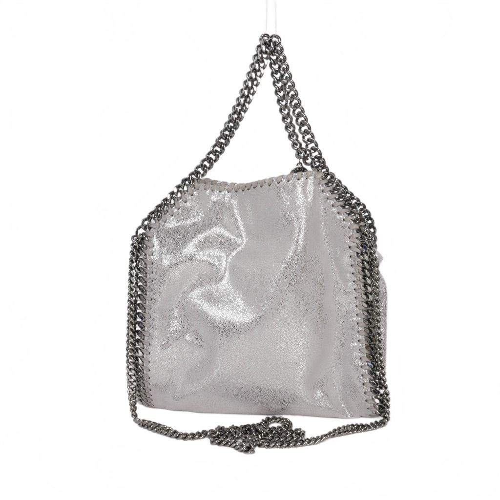 ステラマッカートニー STELLA McCARTNEY ファラベラ チェーン ショルダーバッグ ハンドバッグ シルバー