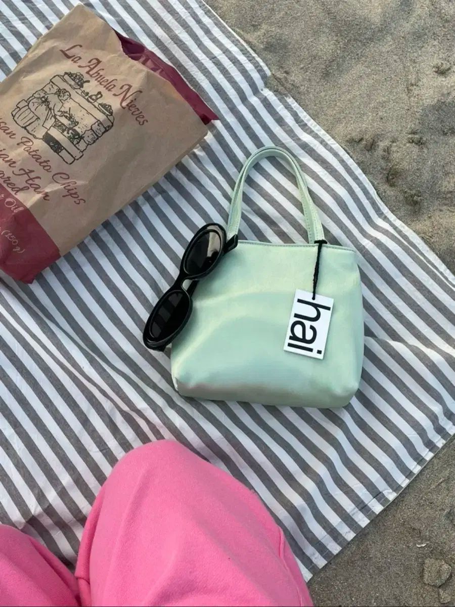 ハイ ホームオブハイ リトル シルクバッグ Little silk ライトグリーン