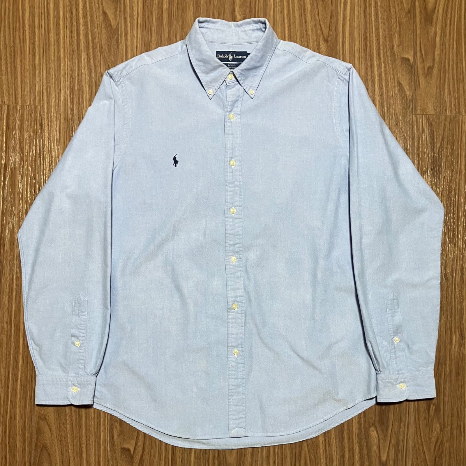 Ralph Lauren BEAMS別注 オックスフォード ボタンダウンシャツ XL ブルー