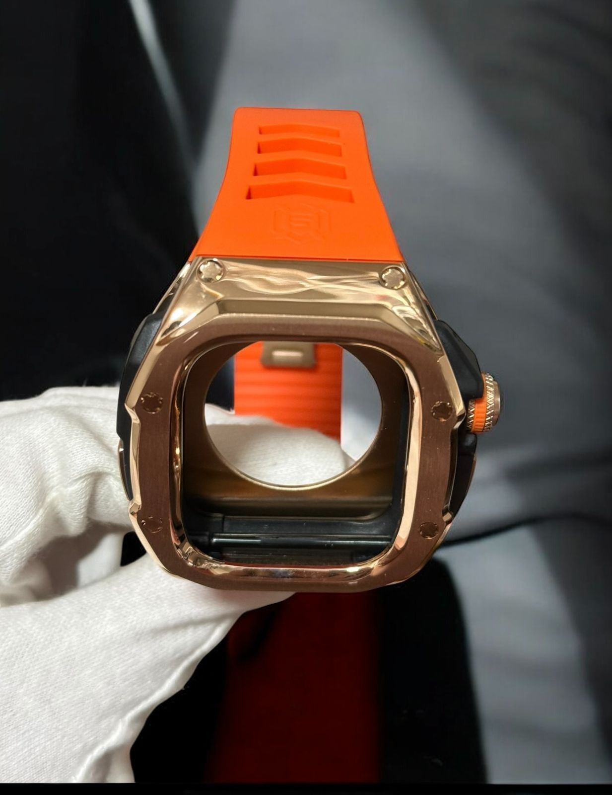 49 mm ステンレスケース ウルトラ アップルウォッチ カバー ケース Apple Watchラバーバンドベルト ultra 700