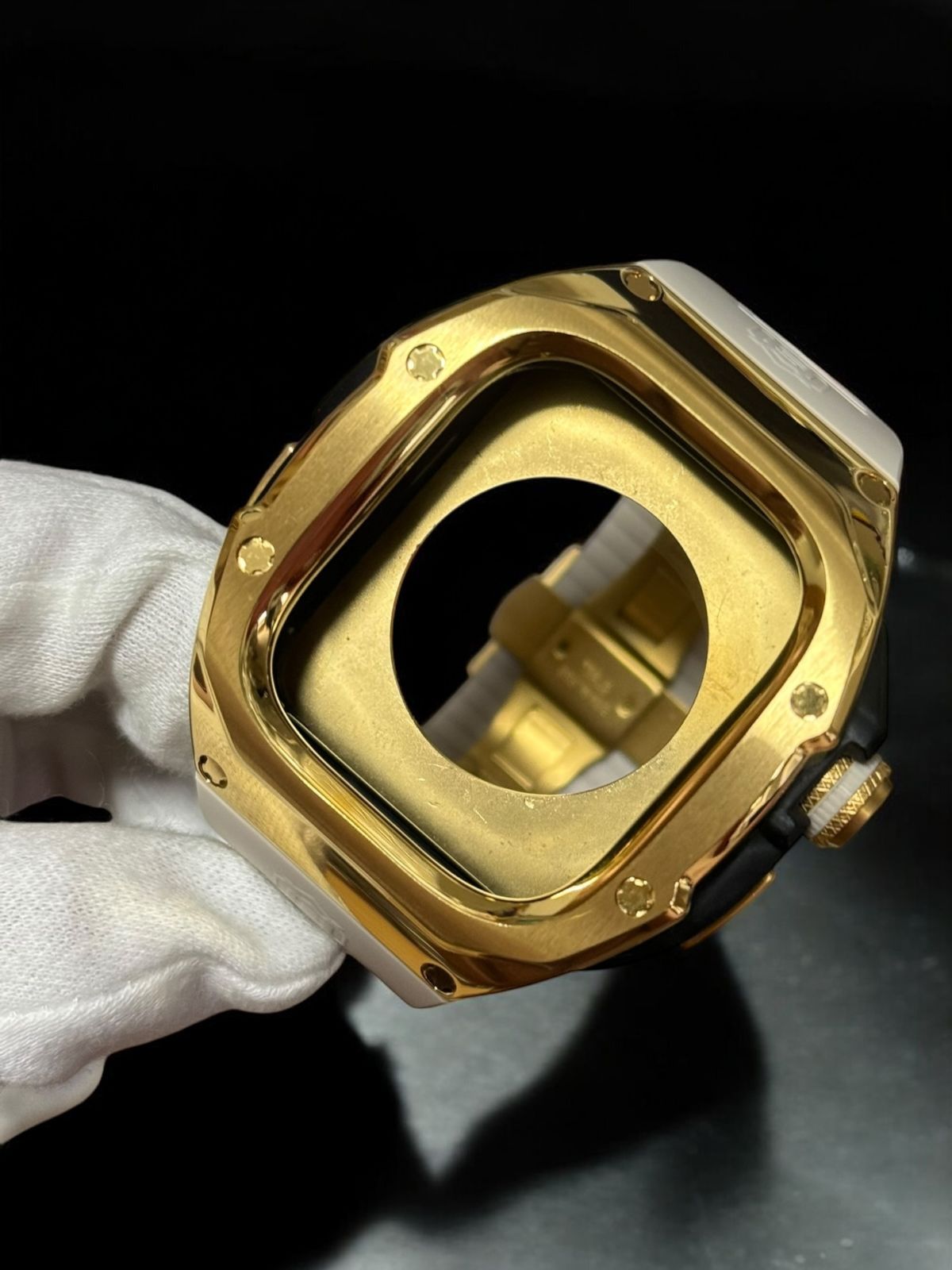 49 mm ステンレスケース ウルトラ アップルウォッチ カバー ケース Apple Watchラバーバンドベルト ultra 705