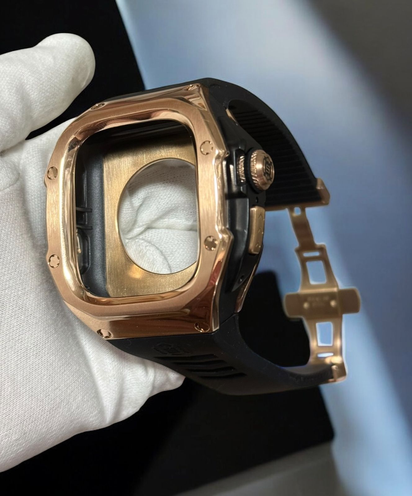 49mm ステンレスケース ウルトラ アップルウォッチ カバー ケース Apple Watchラバーバンドベルト ultra 708