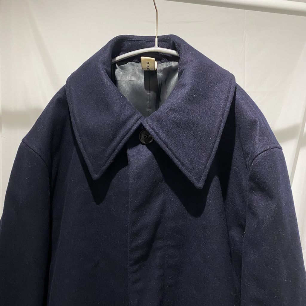 SUNFLOWER サンフラワー WINTER COAT コート ネイビー size48【中目黒