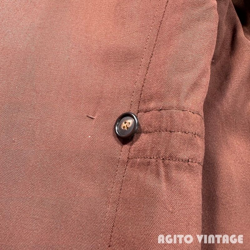60's Sir Jac レーヨンギャバジンジャケット ミドル丈 中綿